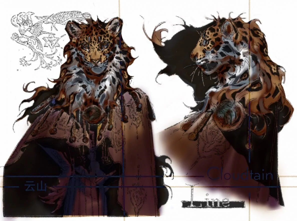 玲 by 云山, furry, 兽人, 幻想生物