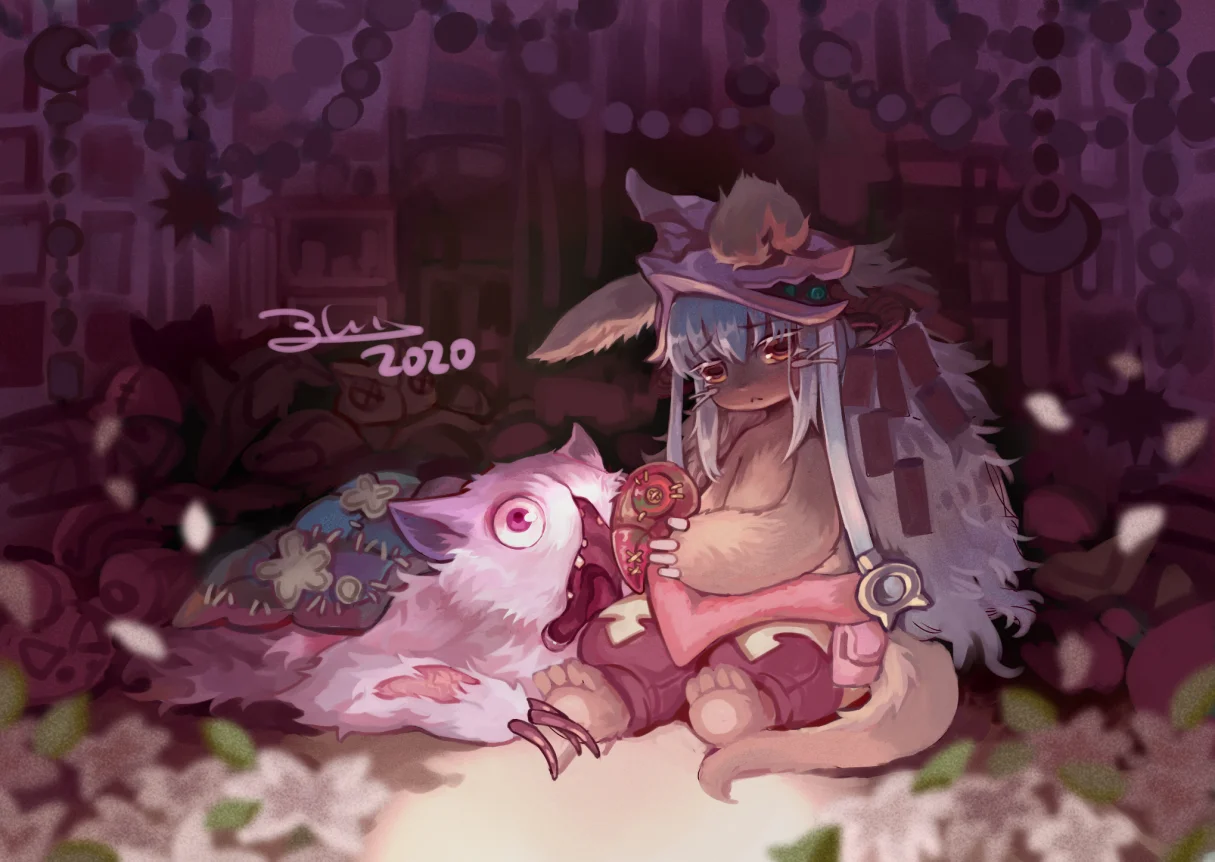 娜娜奇＆米蒂 by 圭巢, 来自深渊, 娜娜奇, 米蒂, 生骸