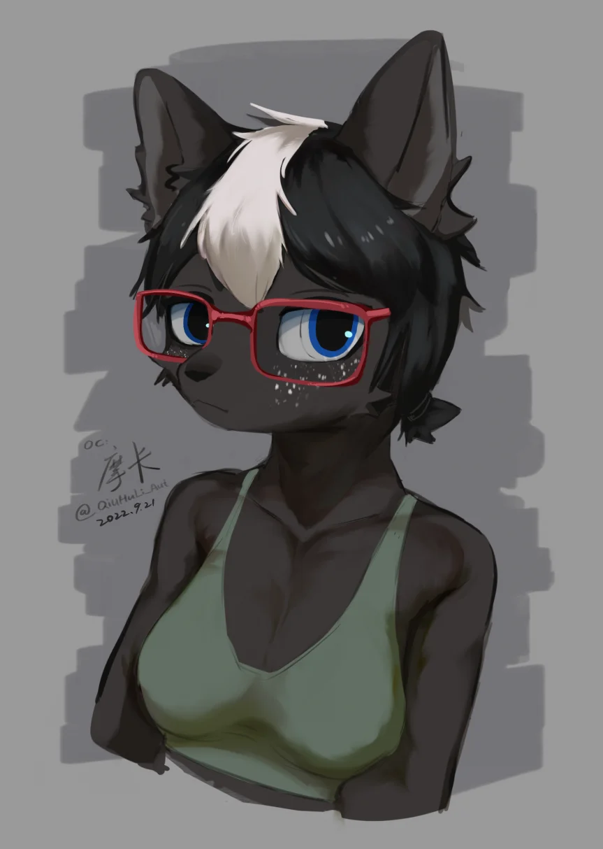 黑皮摩卡 by 格拉兰斯的秋狐, Dog, Furry, 兽人, 差分, 狗, 秋狐