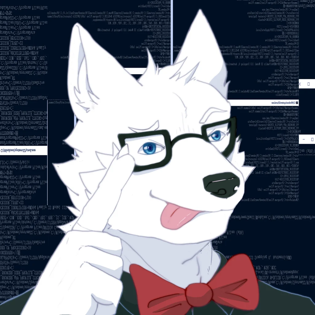 练习 by 刊刊, furry, 全身, 兽人, 单人, 狗, 狼