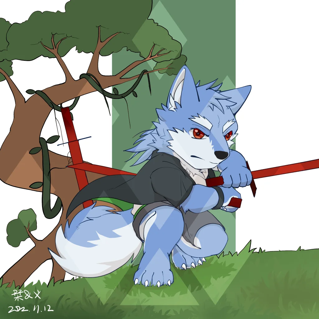 北钏黑龙的Q版 by 刊刊, 全身, 兽人, Q版, furry