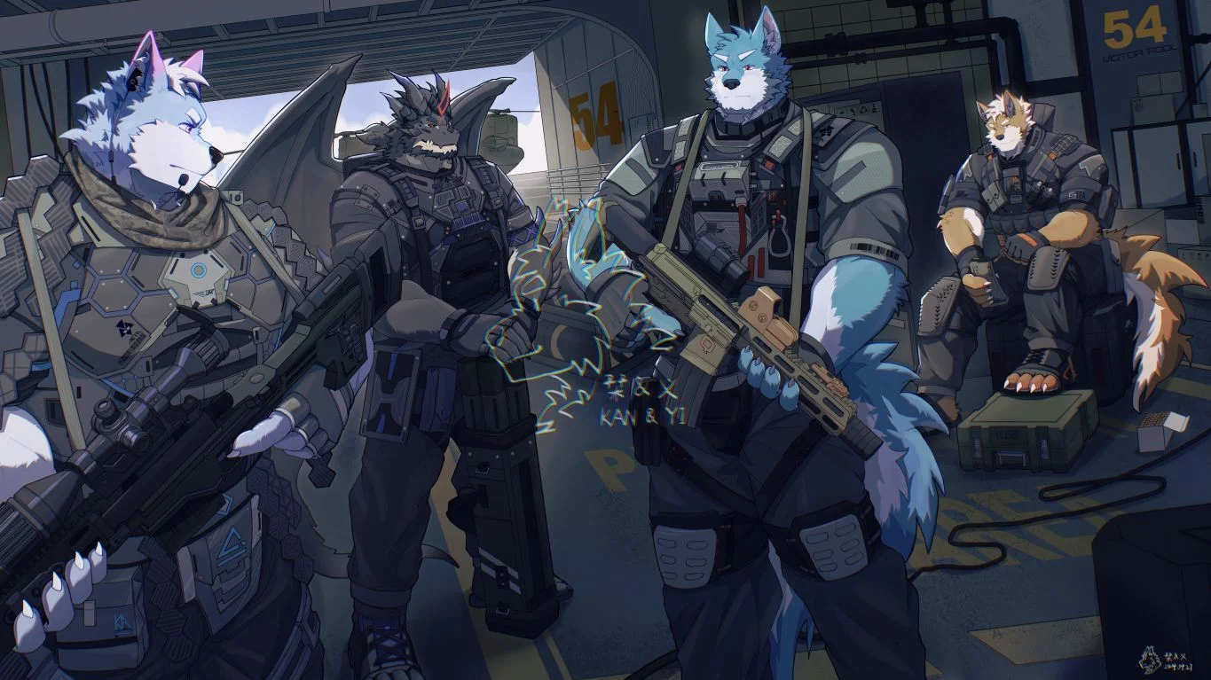 路比亚特别版委托 by 刊刊, furry, 全身, 兽人