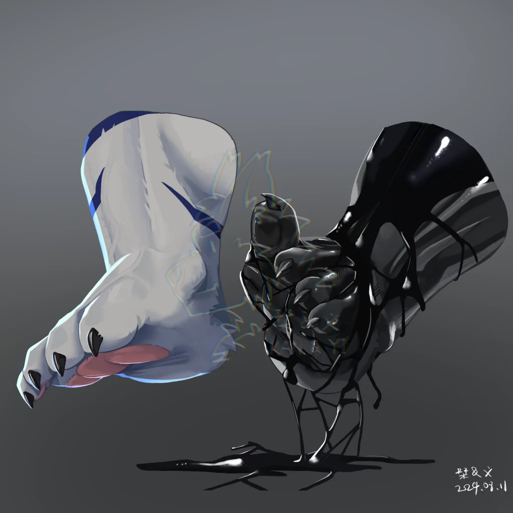 阿姨alter的特别版jio by 刊刊, furry, 兽人, 脚