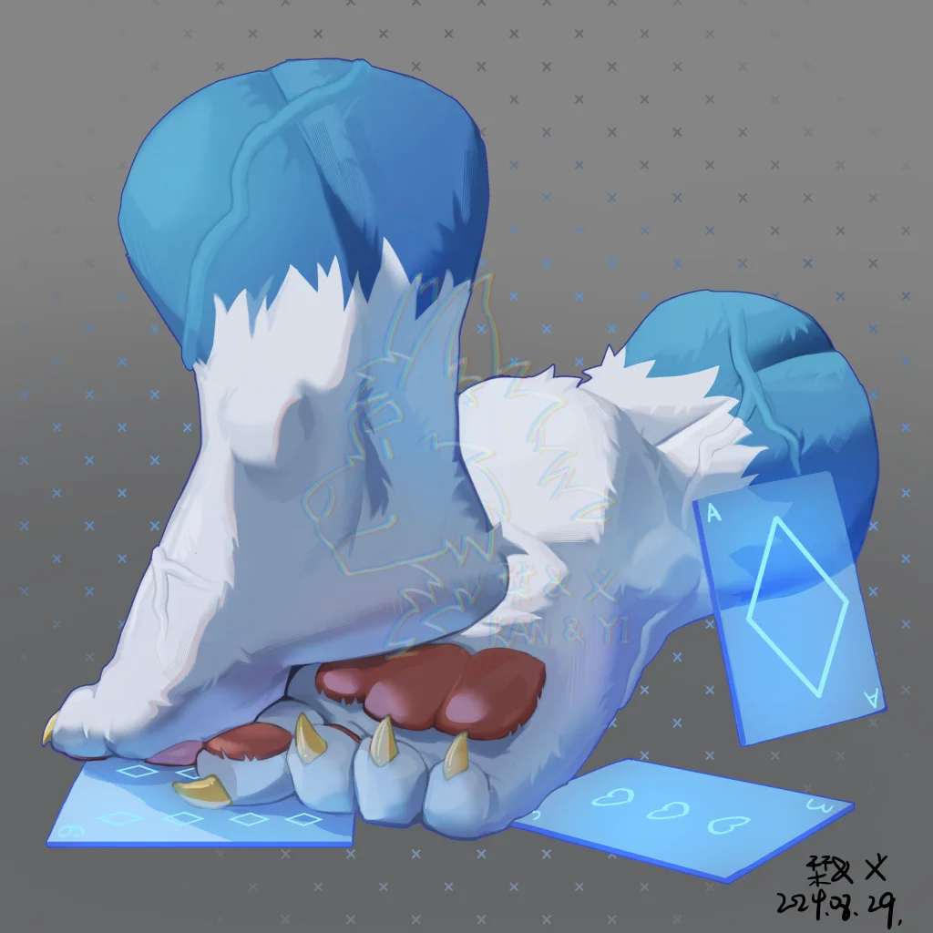 冥熠的特别版jio by 刊刊, furry, 兽人, 脚