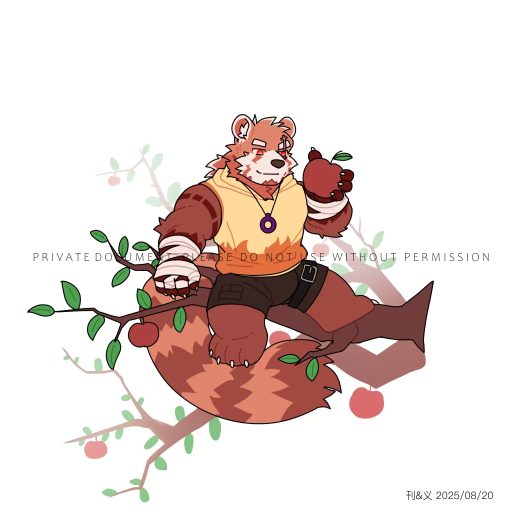 三文鱼的Q版 by 刊刊, furry, Q版, 全身