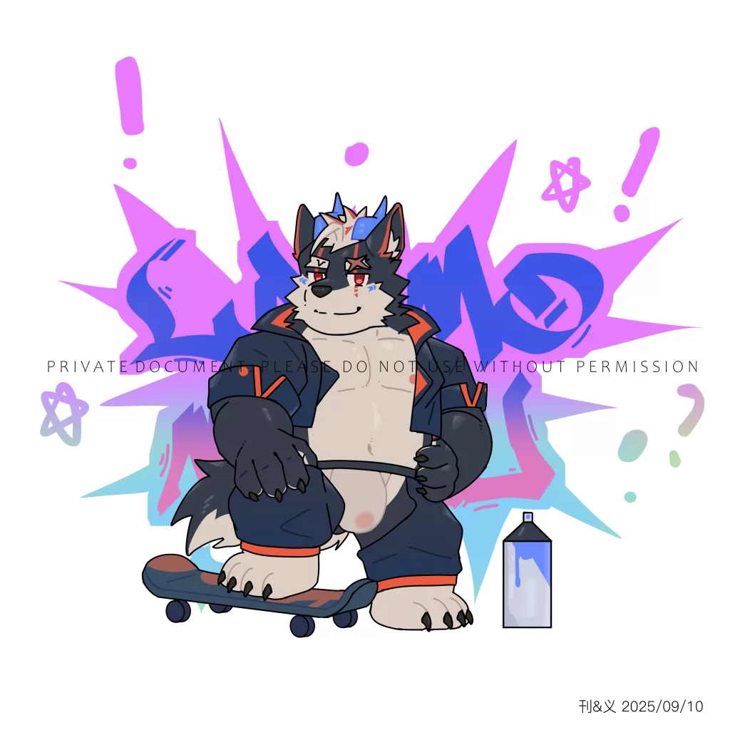 眼真真Q版 by 刊刊, furry, Q版, 兽人