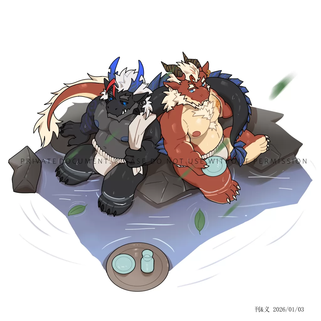wolfram Q版 委托 by 刊刊, furry, Q版, 兽人