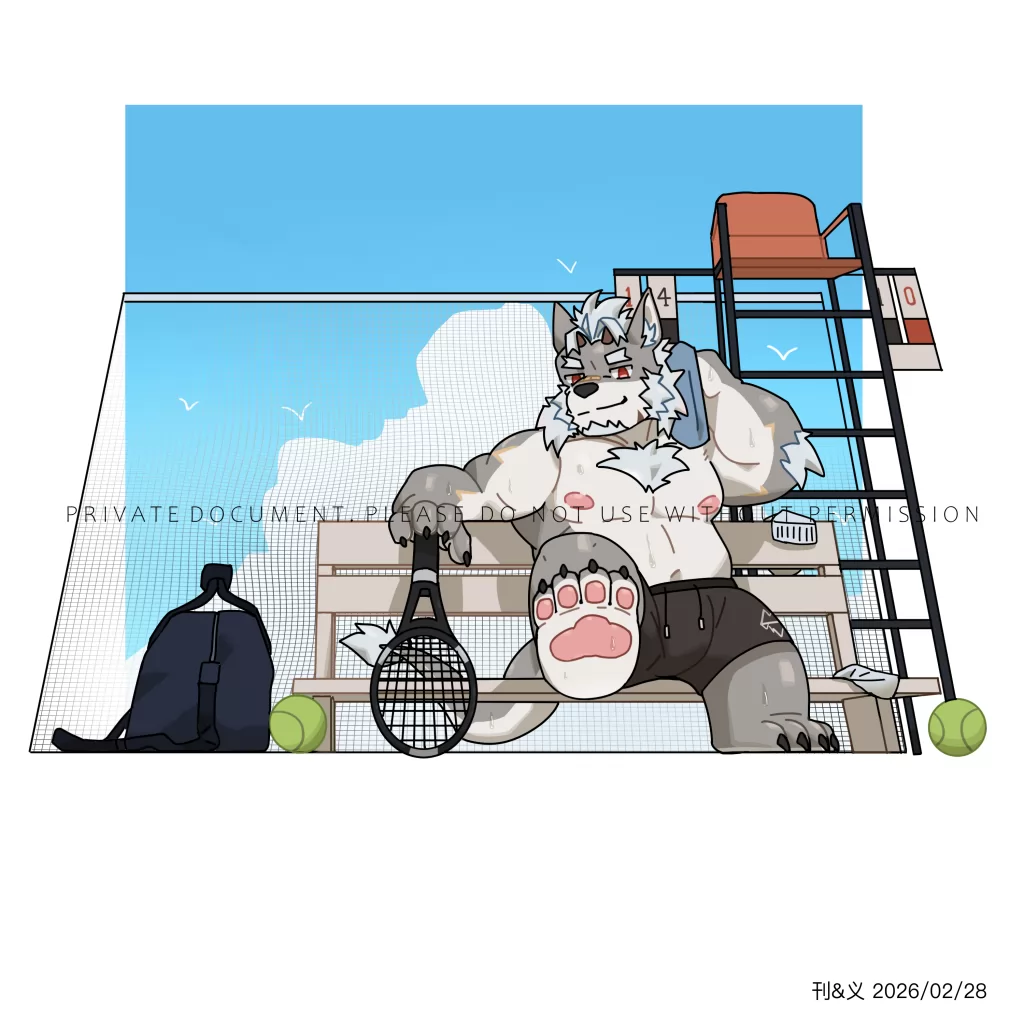 二十三年蝉Q版 by 刊刊, furry, Q版, 兽人