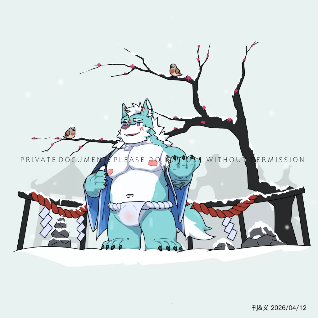 月下Q版 by 刊刊, furry, Q版, 兽人