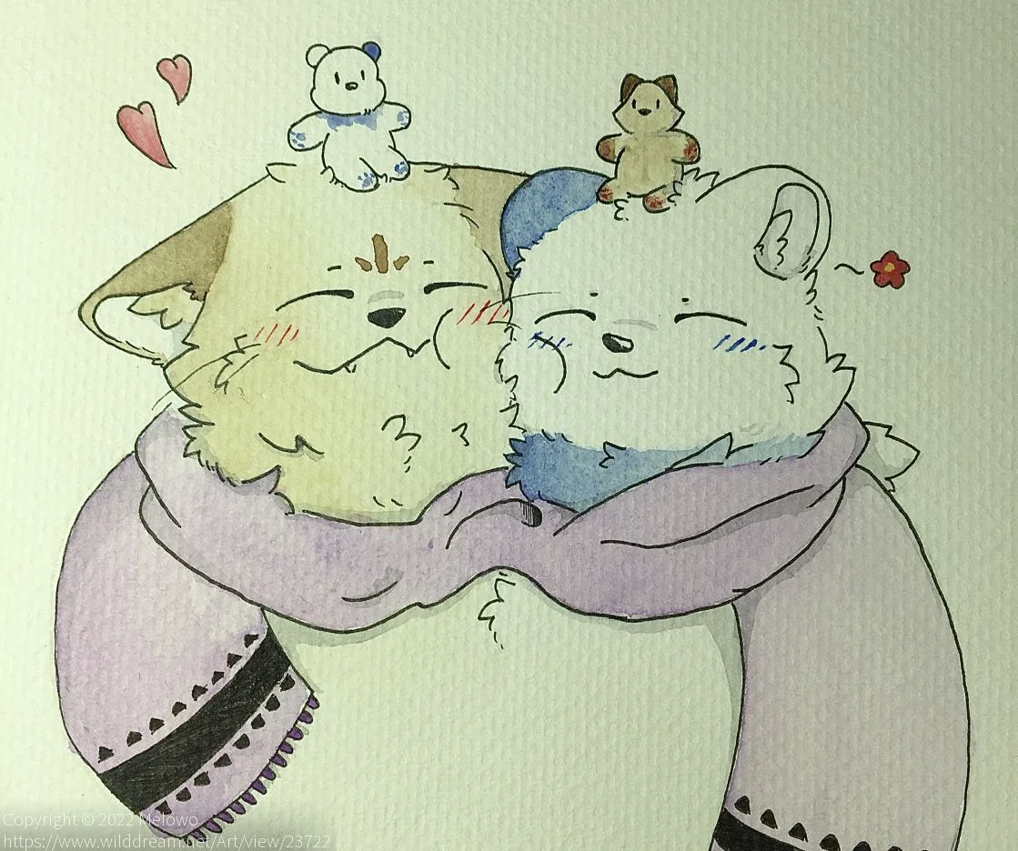 天气冷了记得贴贴 by Melowo