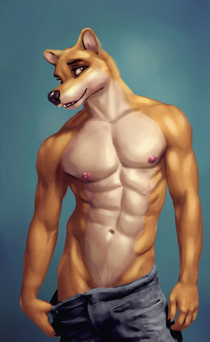 獴 by 时间猫, 肌肉, 獴