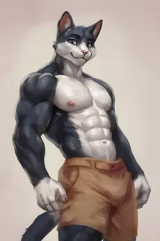 嫩黑咪 by 时间猫