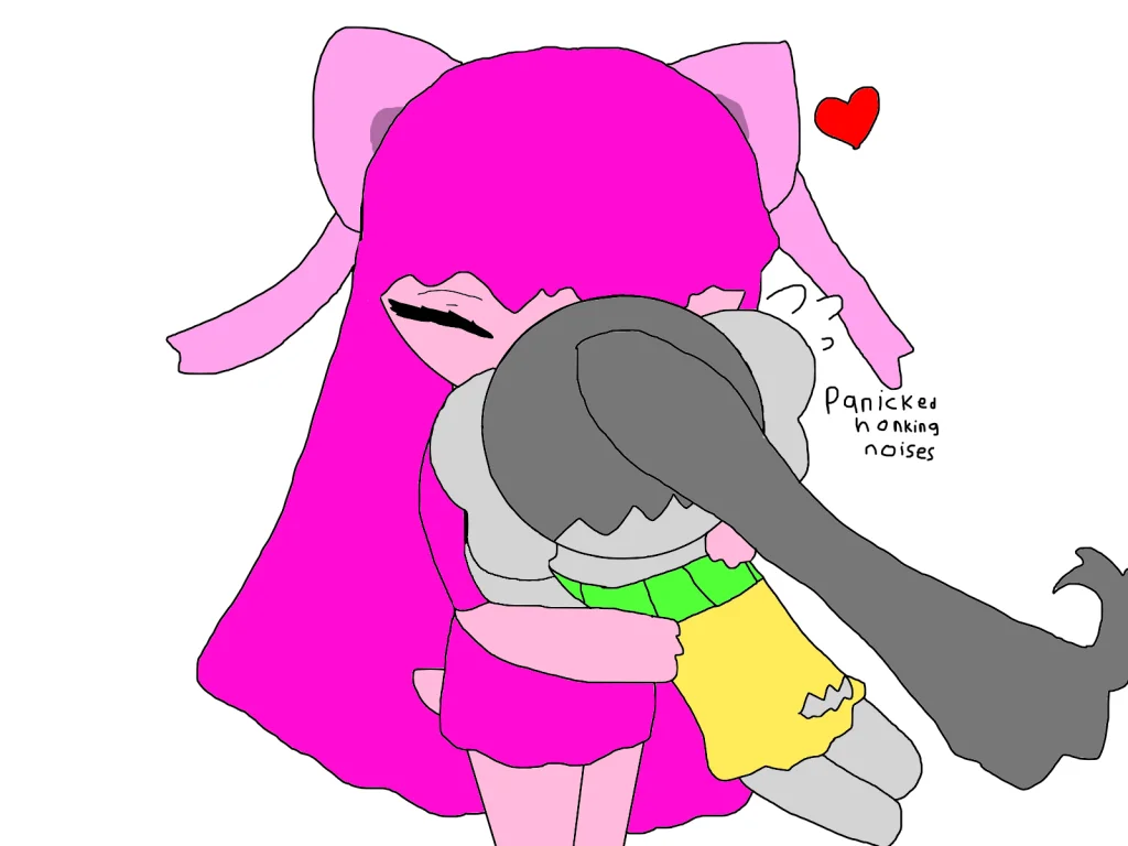 hugs by thebananasplitsau5, drawing, oc