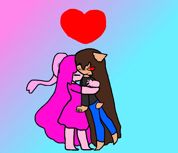 bro and sis by thebananasplitsau5, oc, drawing
