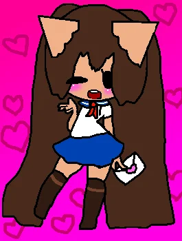 beagle chan by thebananasplitsau5, drawing, oc