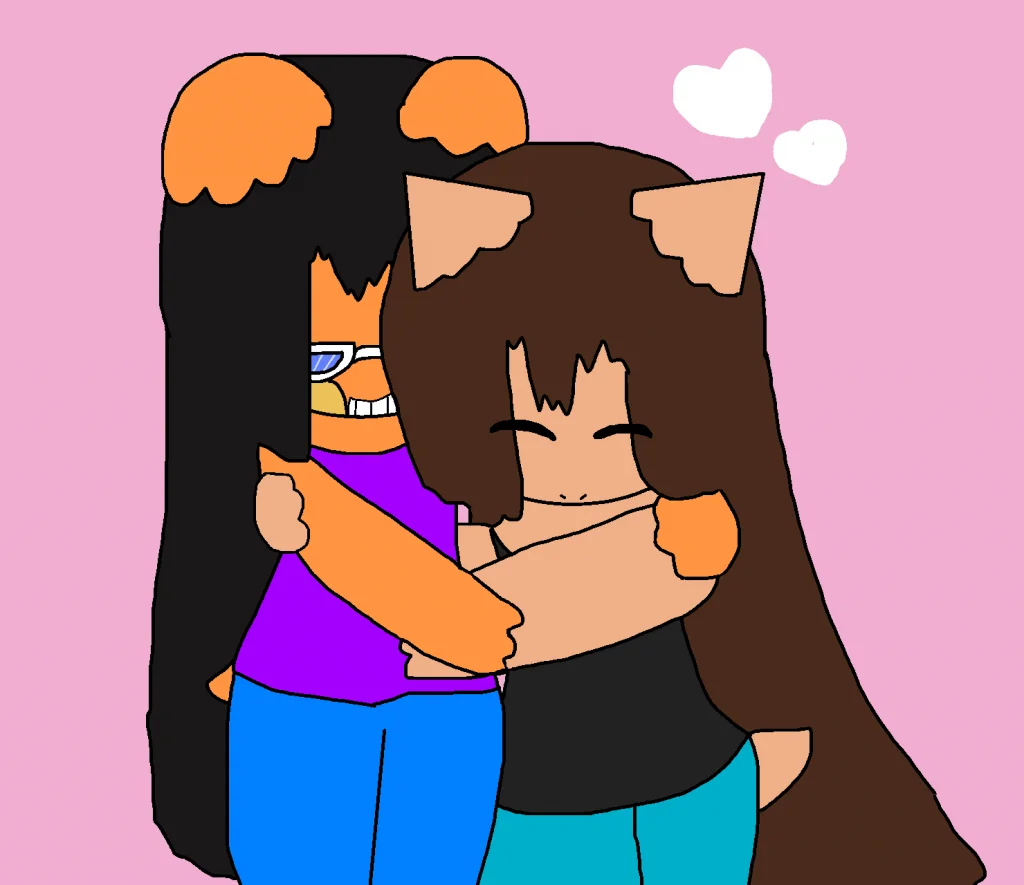 hug by thebananasplitsau5, oc, drawing