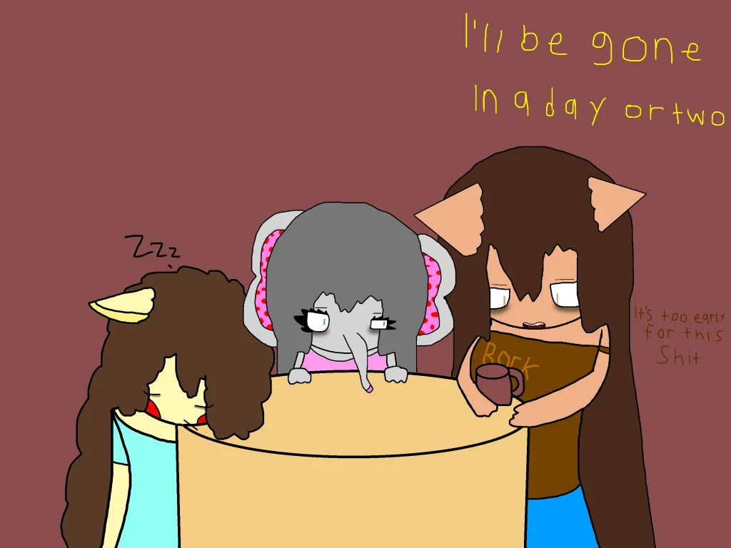 morning2 by thebananasplitsau5, drawing, oc