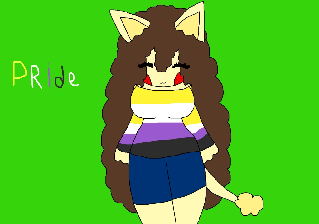 nonbinary by thebananasplitsau5, oc, drawing