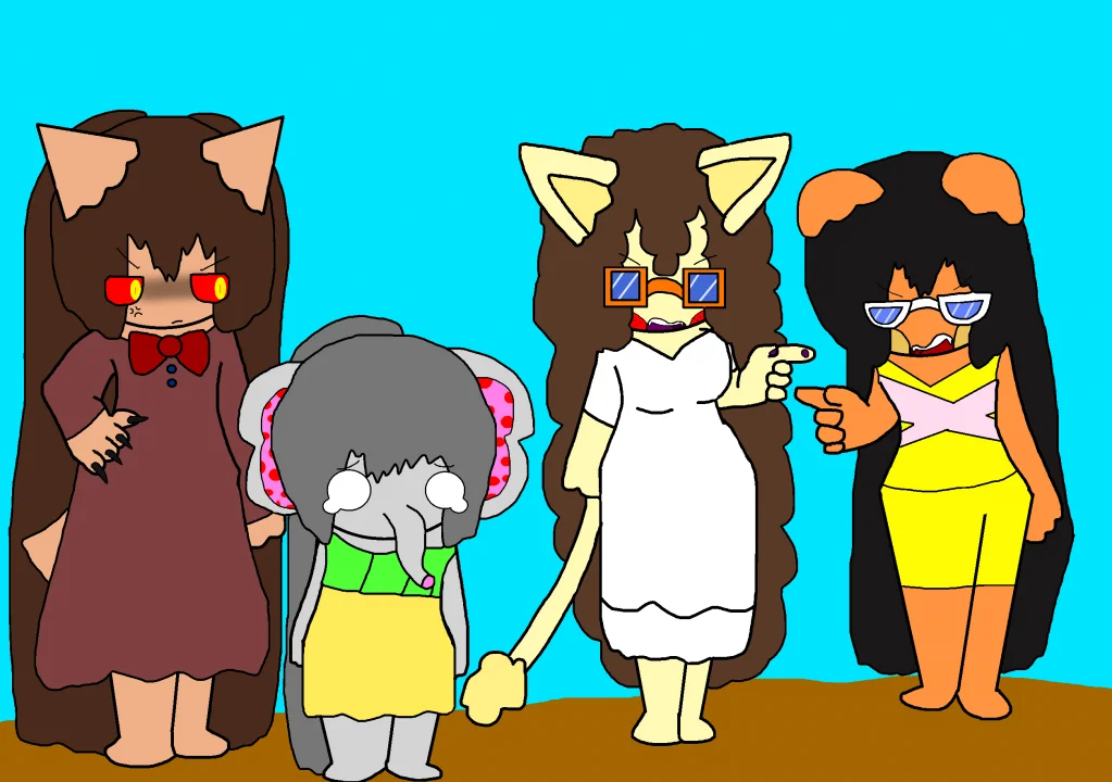 normal family by thebananasplitsau5, oc, drawing