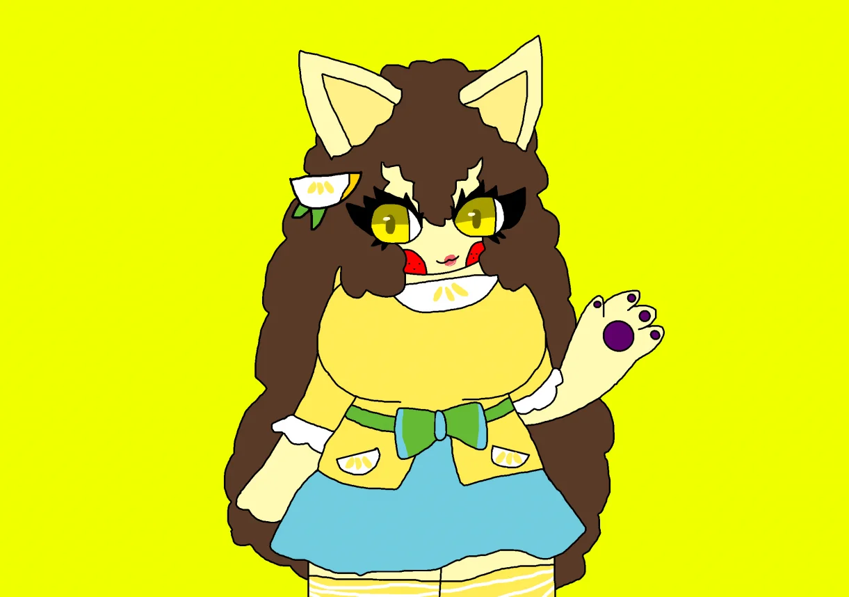 Lemon meringue by thebananasplitsau5, oc, drawing, cute