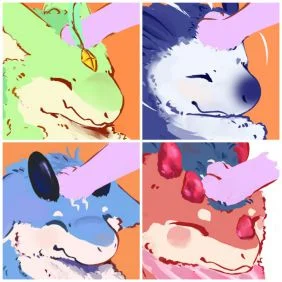 摸摸头