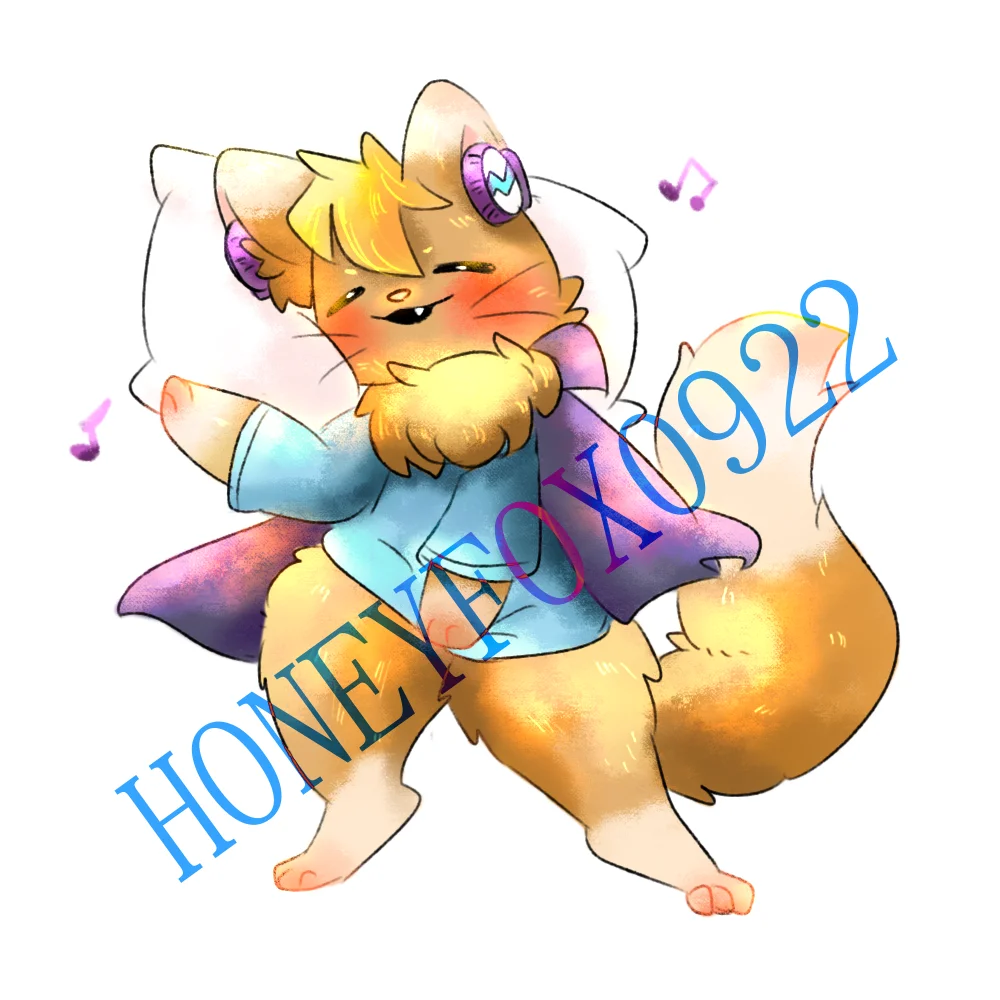 插圖委託 by 蜜糖狐, 獸人, drawing, furryart, furry