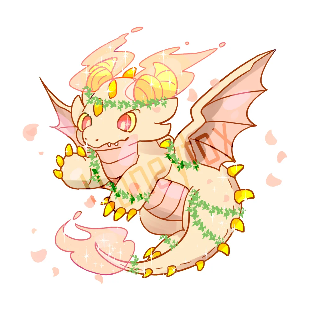 星空龍孩兒販售 by 蜜糖狐, feral, commission, commissionopen, furry, furryart, dragon, adopt