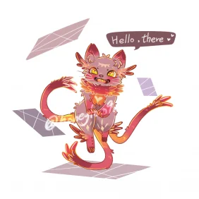 三尾魅魔貓 by 蜜糖狐
