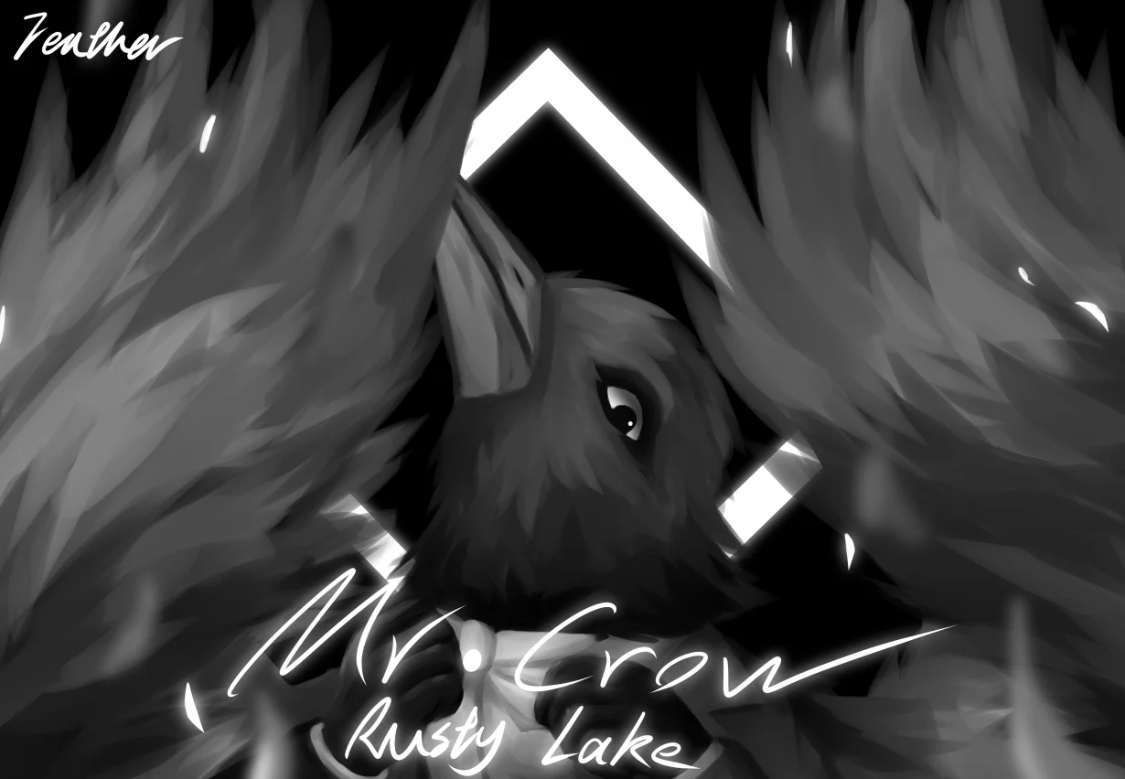 Mr Crow[Rusty Lake] by 雾天墨羽InkFeather, 同人, 锈湖, 厚涂, 速涂