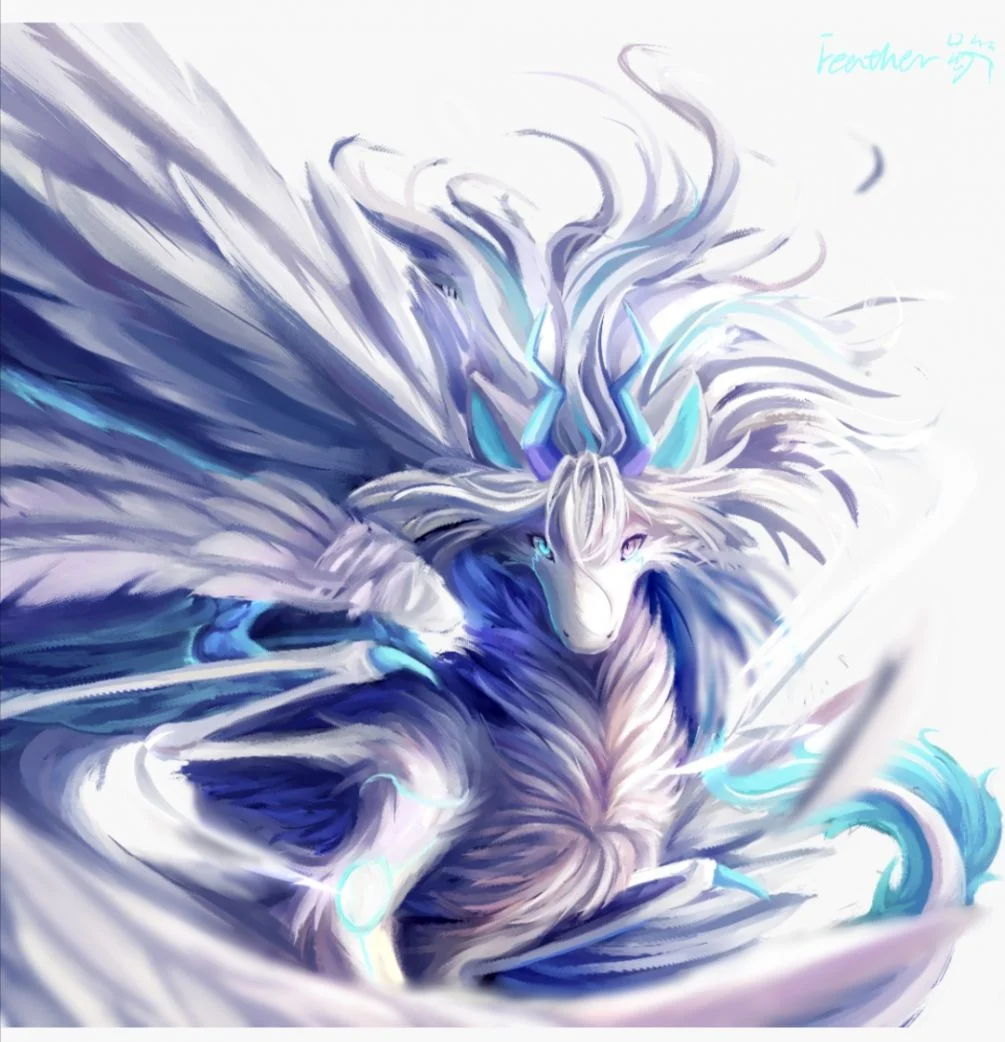[厚涂大头委托]浩月 by 雾天墨羽InkFeather, 兽兽, 有偿, 厚涂, 龙
