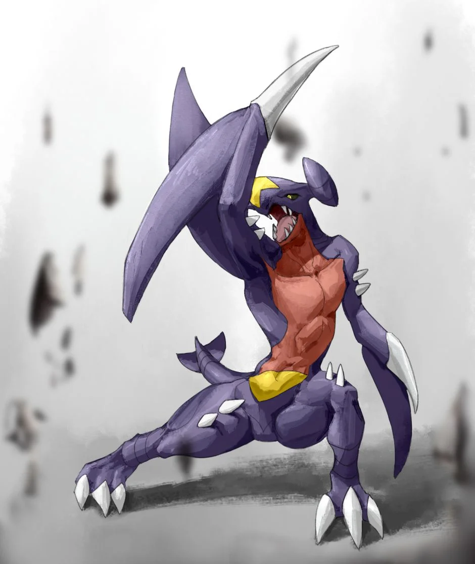 20211027Garchomp by FrozenNorth, pokemon, 精灵宝可梦, 烈咬陆鲨