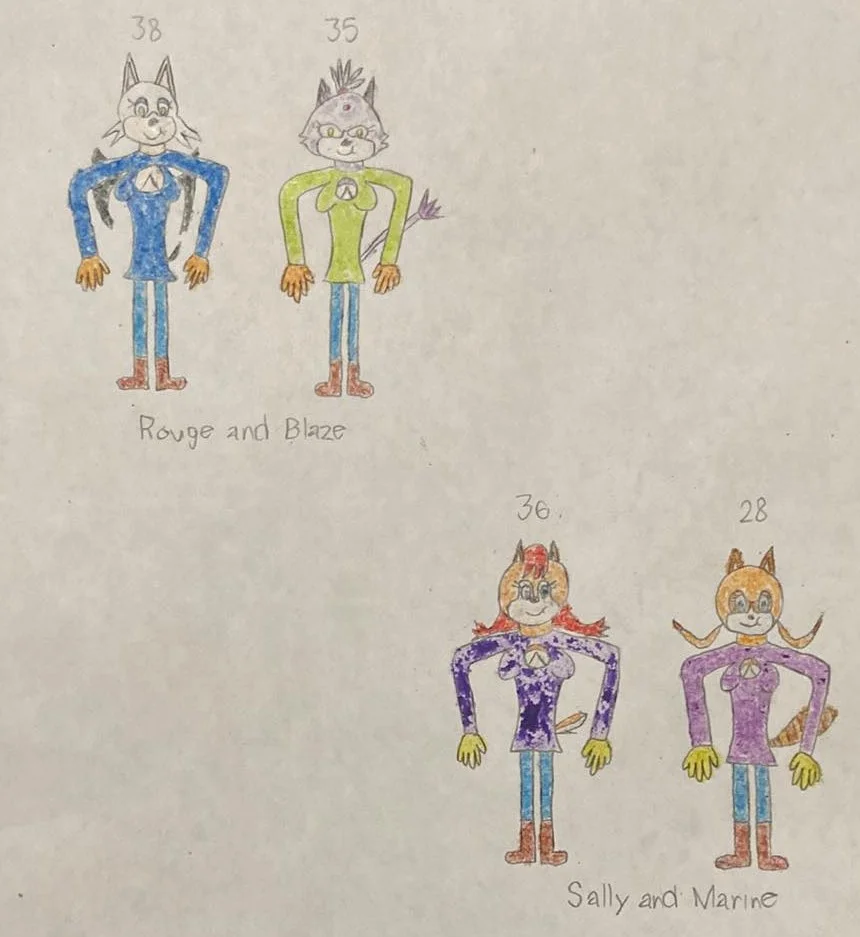 Rougaze (Rouge and Blaze) and Salrine (Sally and Marine) by Marc Brown part two by shwapneel1999