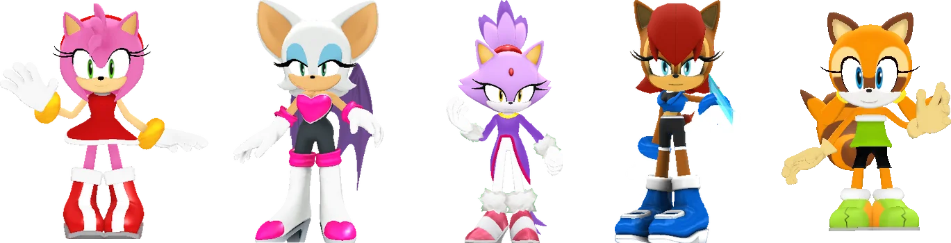 a_female_five_character_team by shwapneel1999