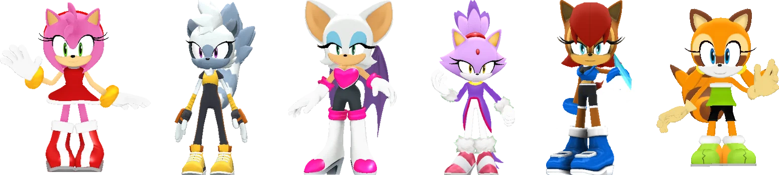 female_six_character_team by shwapneel1999
