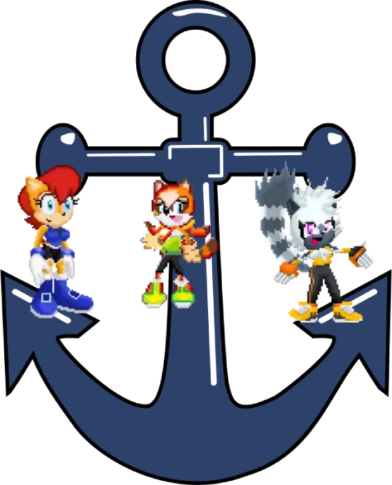 Sally, Marine and Tangle and the anchor by Marc Brown by shwapneel1999