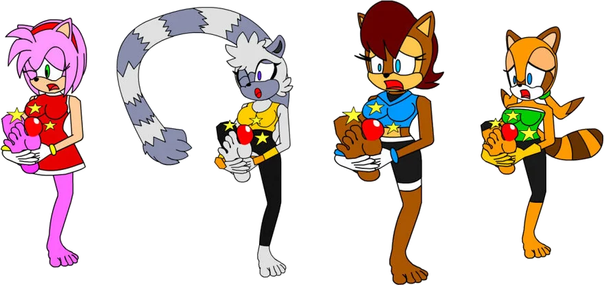 amy_tangle_sally_and_marine_and_their_stubbed_toes by shwapneel1999