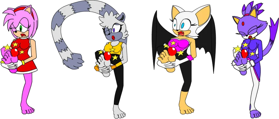 amy_tangle_rouge_and_blaze_and_their_stubbed_toes by shwapneel1999