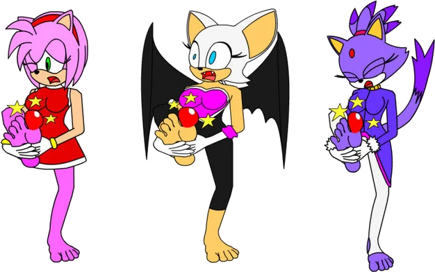 amy_rouge_and_blaze_and_their_stubbed_toes by shwapneel1999