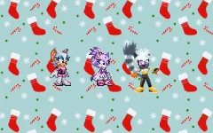 Rouge, Blaze and Tangle and holiday 2021 by Marc Brown by shwapneel1999