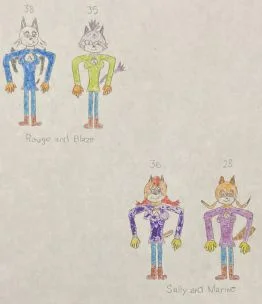 Rougaze (Rouge and Blaze) and Salrine (Sally and Marine) by Marc Brown part four by shwapneel1999