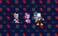 Rouge, Blaze and Tangle and Christmas 2021 by Marc Brown by shwapneel1999