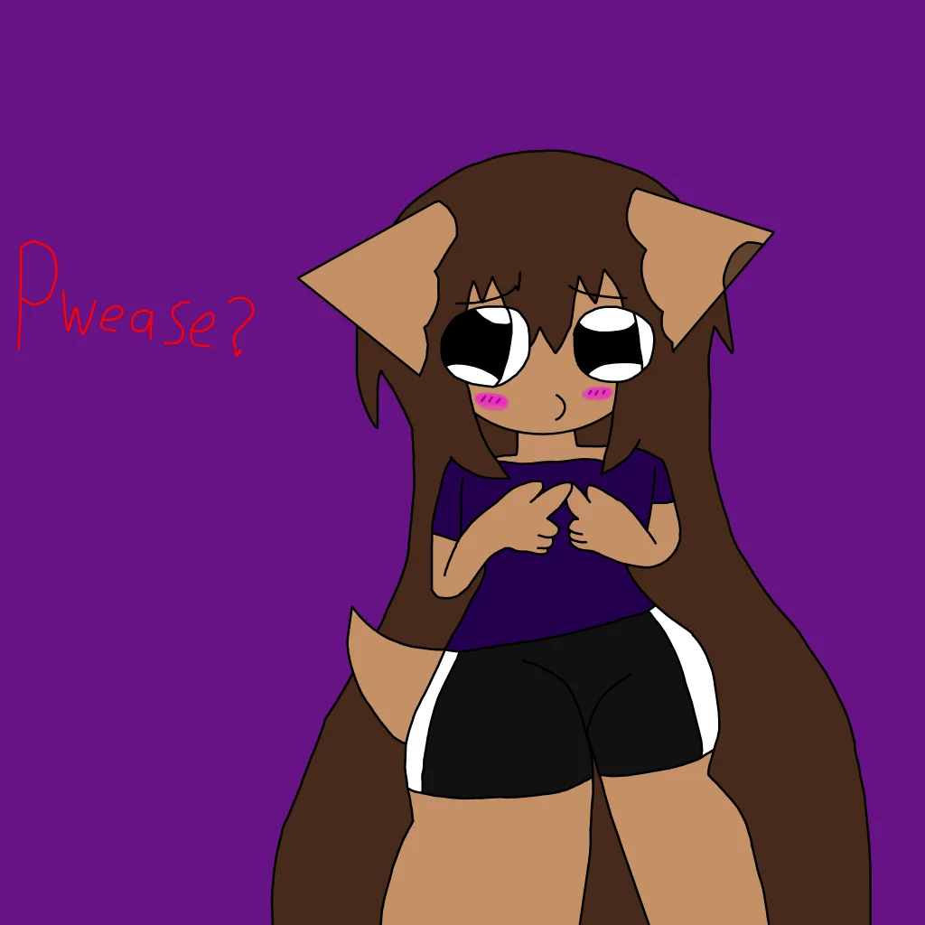 pwease by bloodiedpawss, furry, my art