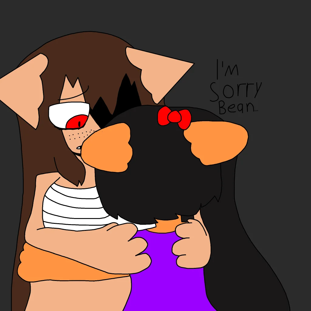 i'm sorry by bloodiedpawss, furry, my art