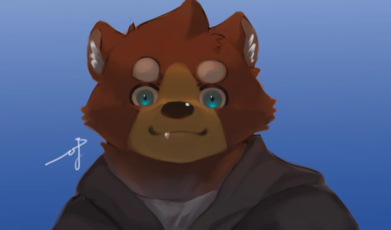 有隻熊熊在散步 by thebear