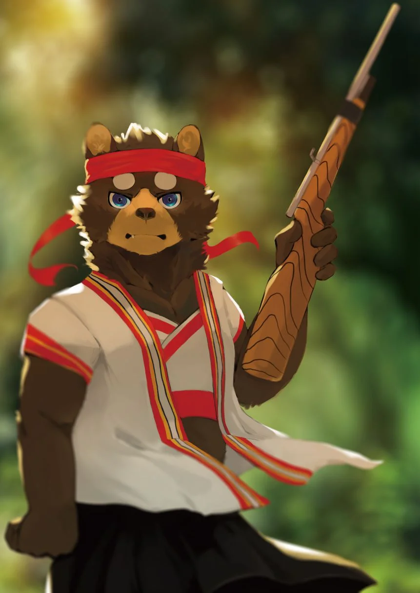 熊熊 by thebear, furry , furryart , 獸人, 繪圖, 電繪
