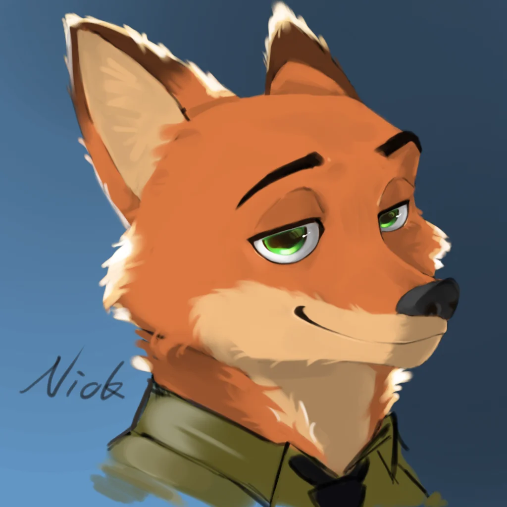 nick by thebear, furry , furryart , 獸人, 繪圖, 電繪