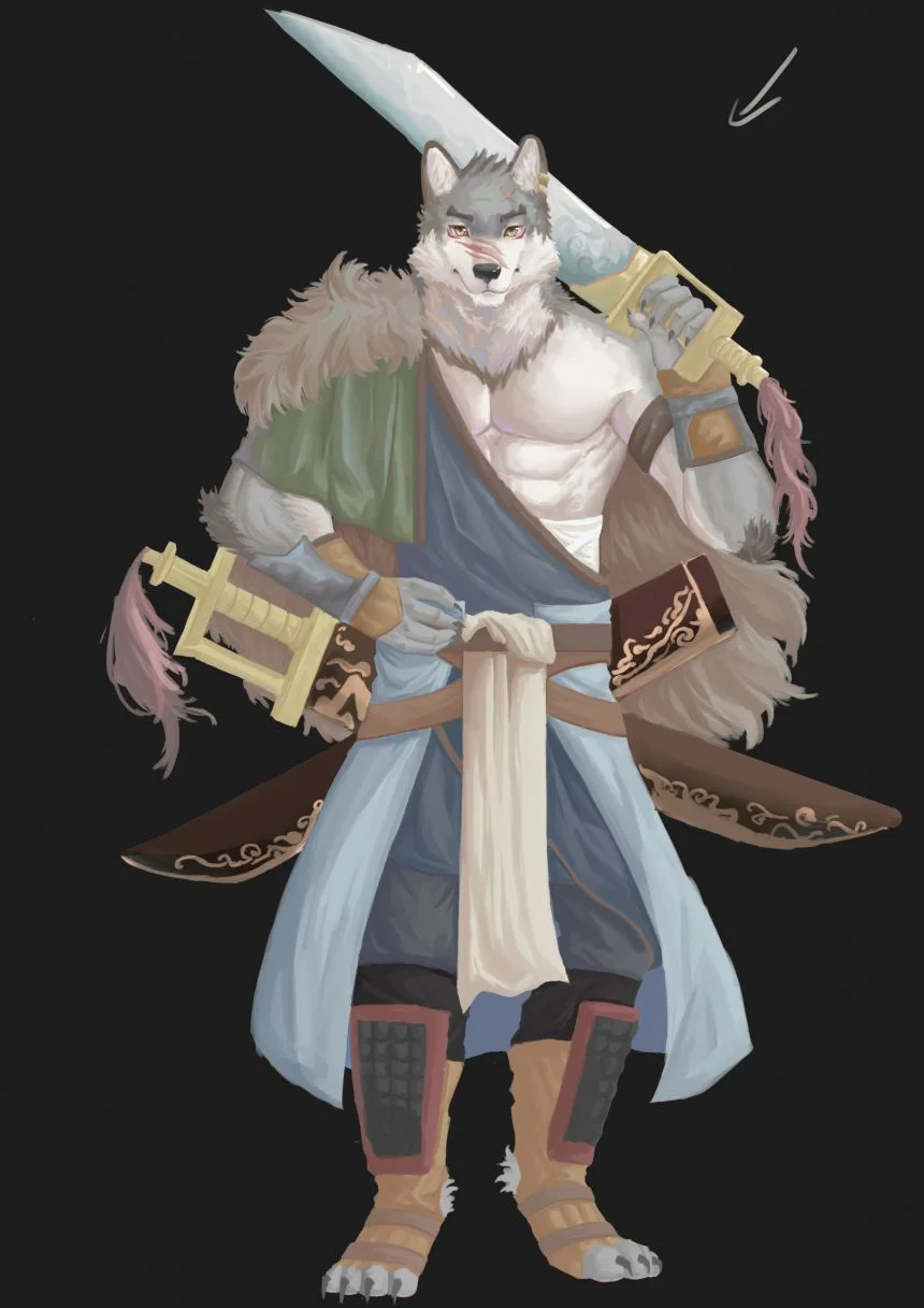 狼族剑客？ by You_Jin, furry