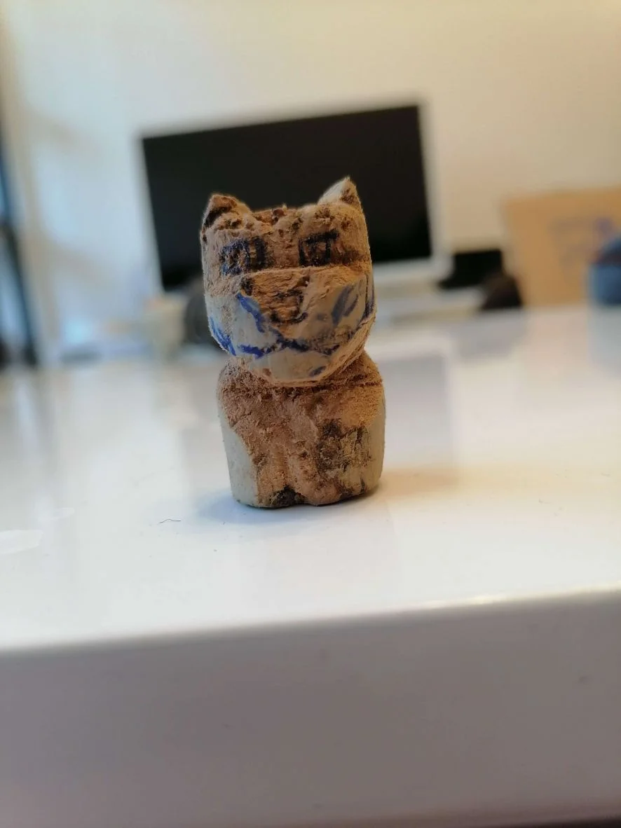 Sculpture by Dragonmemo, furry, feline, sculpture, sculpting
