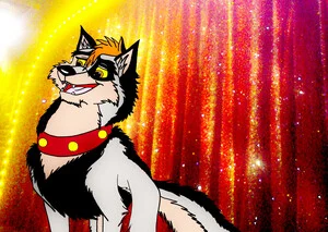 Kitara the wolfhound - 小狗巨星。2 by ~MortenEng22