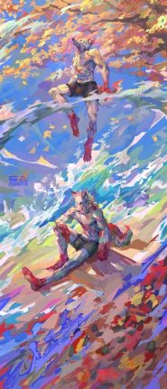 赠图-白色大狗子 by 东云